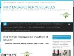 Sites similar to infoenergiesrenouvelables.fr