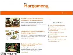 Sites similar to infohargamenu.com