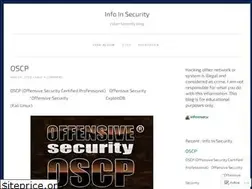 Sites similar to infoinsecu.wordpress.com