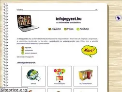 Sites similar to infojegyzet.hu