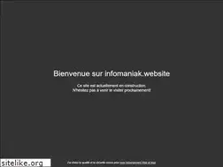 Sites similar to infomaniak.website