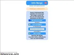 Sites similar to infoneige.ca
