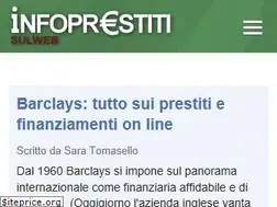 Sites similar to infoprestitisulweb.it