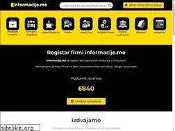 Sites similar to informacije.me