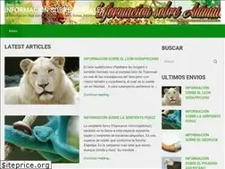 Sites similar to informacionsobreanimales.com