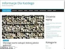 Sites similar to informacjedlakazdego.com
