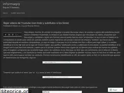 Sites similar to informaqro.wordpress.com