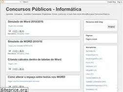 Sites similar to informatica-concursos.blogspot.com