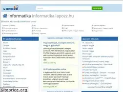Sites similar to informatika.lapozz.hu