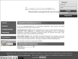 Sites similar to informatikatanarok.hu