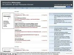 Sites similar to information-philosophie.de