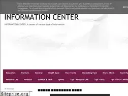 Sites similar to informationcenterblog.blogspot.com