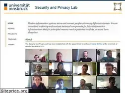 Sites similar to informationsecurity.uibk.ac.at
