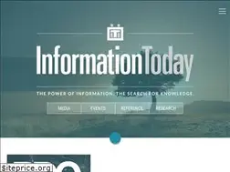 Sites similar to informationtodayinc.com