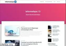 Sites similar to informatique-13.com