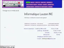 Sites similar to informatiquelauzon.ca