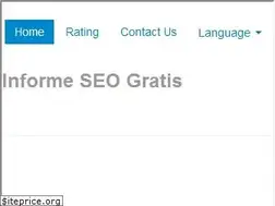 Sites similar to informeseogratis.es