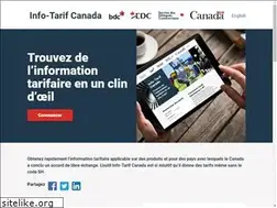 Sites similar to infotarif.ca