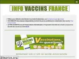 Sites similar to infovaccinsfrance.org