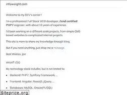 Sites similar to infoweight.com