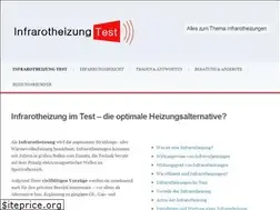 Sites similar to infrarotheizung-test.net