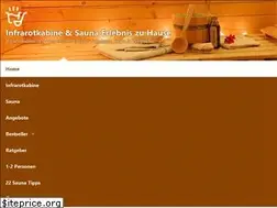 Sites similar to infrarotsauna-kaufen.de