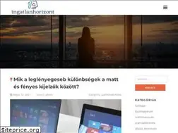 Sites similar to ingatlanhorizont.hu
