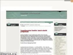 Sites similar to ingatlaninfo.blog.hu