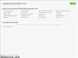 Sites similar to ingatlankozvetito.com