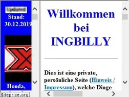 Sites similar to ingbilly.de