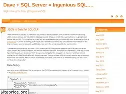 Sites similar to ingenioussql.com