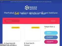 Sites similar to ingilizceaktivite.com