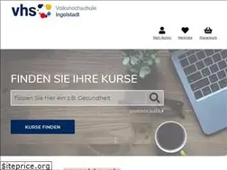 Sites similar to ingolstadt-vhs.de