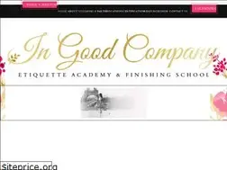 Sites similar to ingoodcompanyetiquette.com