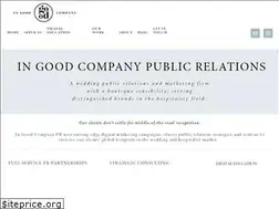 Sites similar to ingoodcompanypr.com