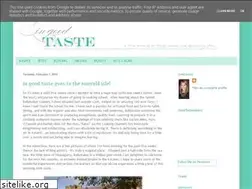 Sites similar to ingoodtaste1.blogspot.com