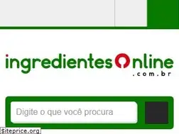 Sites similar to ingredientesonline.com.br
