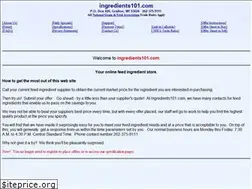 Sites similar to ingredients101.com
