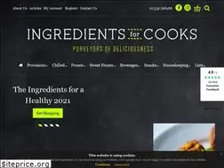 Sites similar to ingredientsforcooks.co.uk