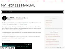 Sites similar to ingressmanual.wordpress.com