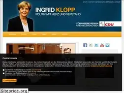 Sites similar to ingrid-klopp.de