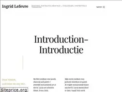 Sites similar to ingridlefevre.be