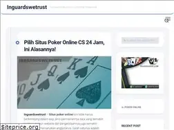 Sites similar to inguardswetrust.com