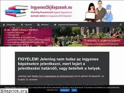 Sites similar to ingyenesokjkepzesek.eu