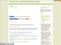 Sites similar to ingyenhirdess.blog.hu