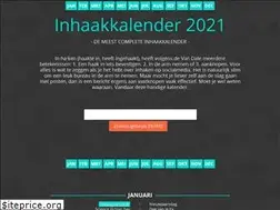 Sites similar to inhaakkalender.com