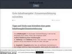 Sites similar to inhaltsangabe.info