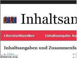 Sites similar to inhaltsangabe24.de