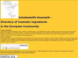 Sites similar to inhaltsstoffe-kosmetik.de