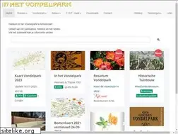Sites similar to inhetvondelpark.nl
